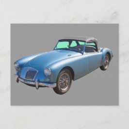 MG Konvertibel Sportscar Vykort