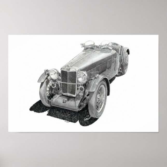 MG L2 Magna 1933 Poster (Framsidan)