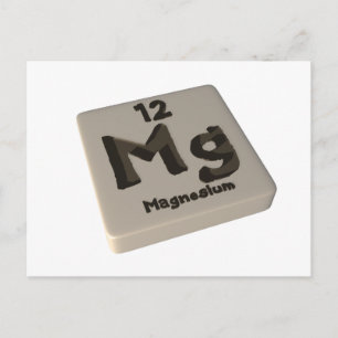 Mg magnesium vykort