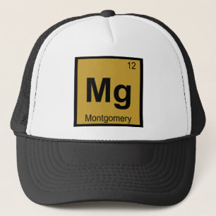 Mg - Montgomery City Chemistry Periodiska Systemet Truckerkeps