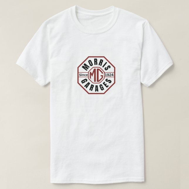 MG Morris Garages Logotyp T Shirt (Design framsida)