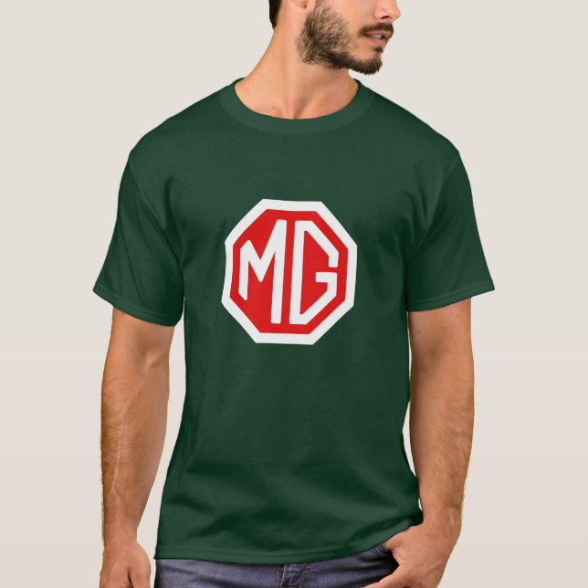 MG Octagon (röd/vit) T Shirt (Framsida)