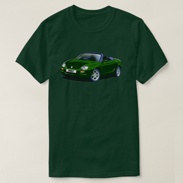MG Rover MGF car in British Tävla Grönt T Shirt (Design framsida)