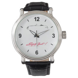 MG RV8 Armbanduhr mit Leder Armbandsur