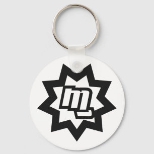 MG Symbol-nyckelkedja (B/W) Nyckelring