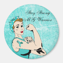 MG Warrior Myasthenia Gravis Warrior Magnet