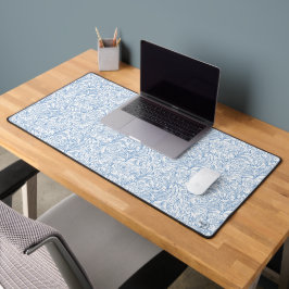 MG White Botanical Mönster Desk Mat