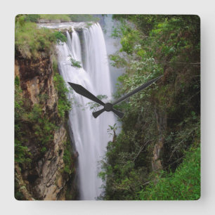 Mgawa Falls, Near Lusikisiki, Vild Kusten Fyrkantig Klocka