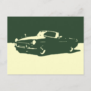 MGB, 1 971 - grönt för Tävla på vykort