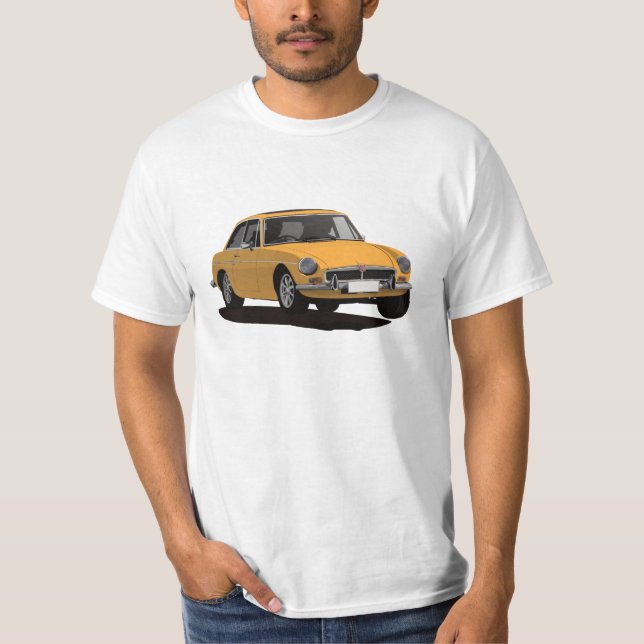 MGB GT - orange - brun - välj ett färg! T Shirt (Framsida)