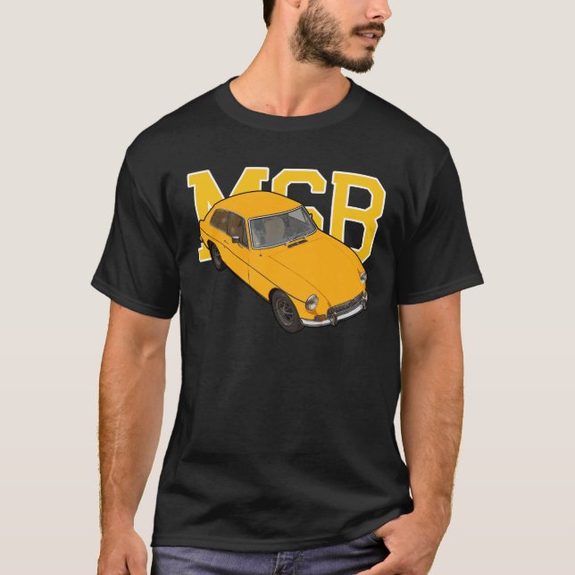 Mgb-gult Tee Shirt (Framsida)