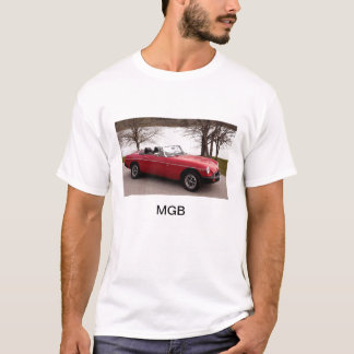 MGB sportbil som är brittisk, 1976 som är röd Tee