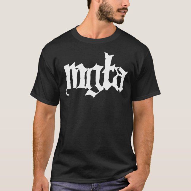 Mgla Band Logotyp Teesshirts T Shirt (Framsida)