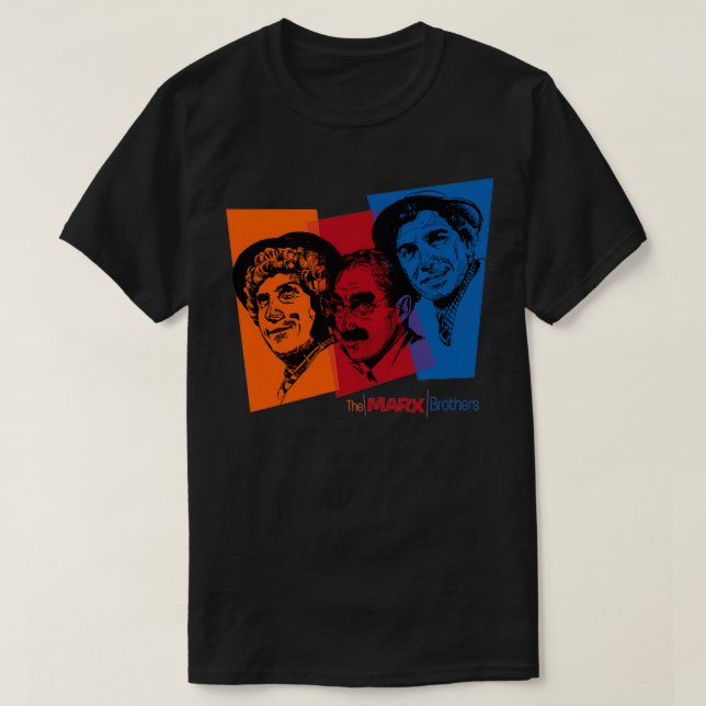MGM Marx Brothers TriColor T Shirt (Design framsida)