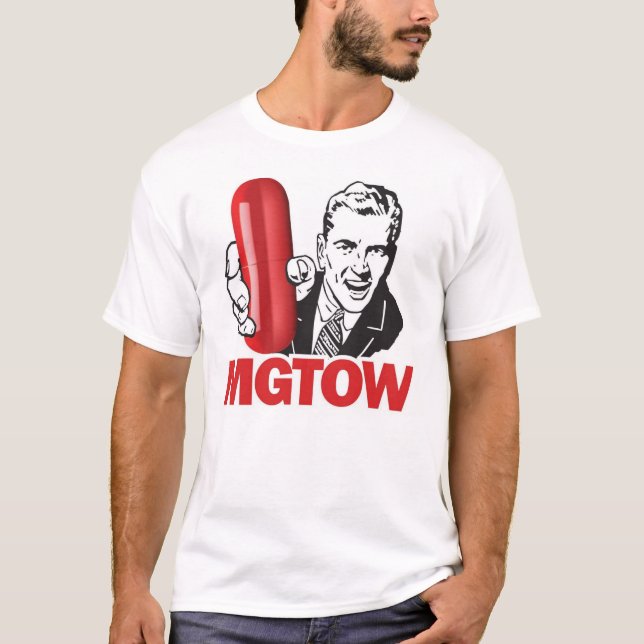 MGTOW - Manar som långt går deras eget Tee Shirt (Framsida)
