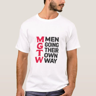 mgtow mäns  t shirt