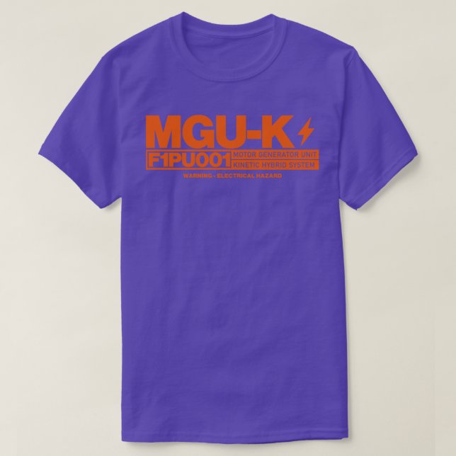 MGUK F1 Hybrid Power Unit Orange Design T Shirt (Design framsida)