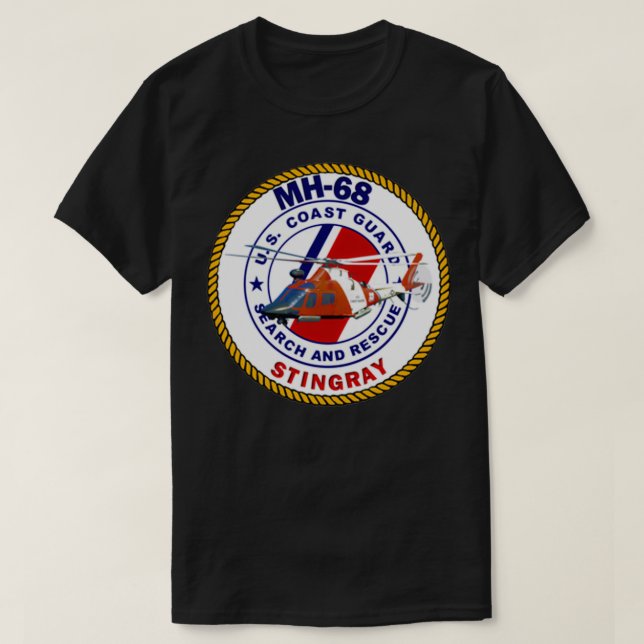 MH68 Singray USCG SAR T Shirt (Design framsida)