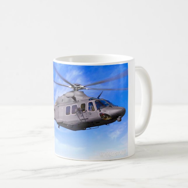 MH-139A GRÅTT-VARG KAFFEMUGG (Framsida höger)