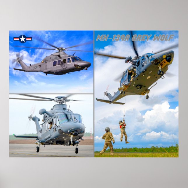MH-139A GRÅTT-VARG POSTER (Framsidan)