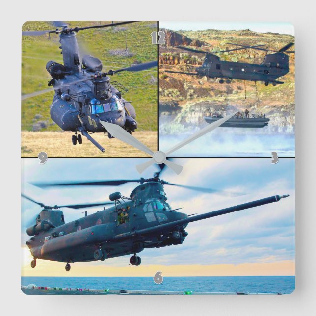 MH-47 G KINOOK FYRKANTIG KLOCKA (Framsida)