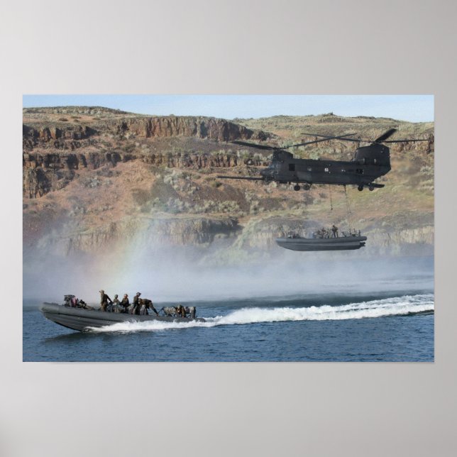 MH-47G Chinook Helicopter Poster (Framsidan)