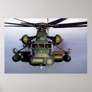 MH-53 stenlägger Low Poster