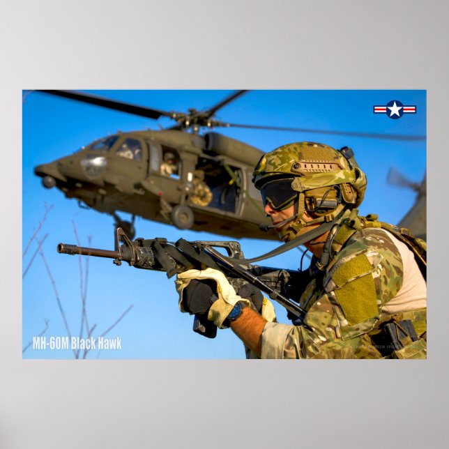 MH-60 M BLACK HAWK POSTER (Framsidan)