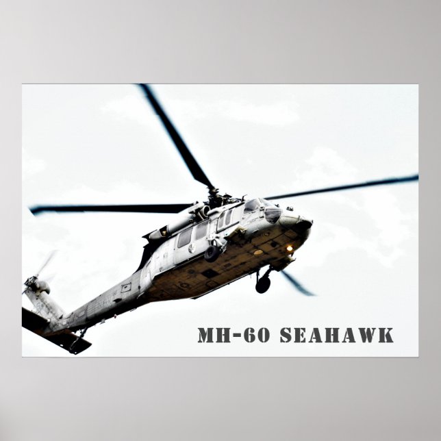 MH-60 Seahawk militär helikopter Poster (Framsidan)