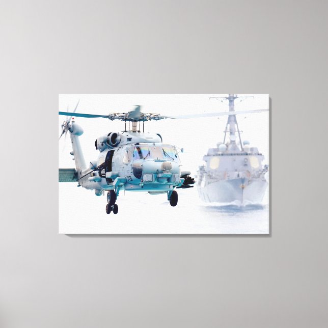 MH-60R SEAHAWK 24 x 36 Canvastryck (Framsida)