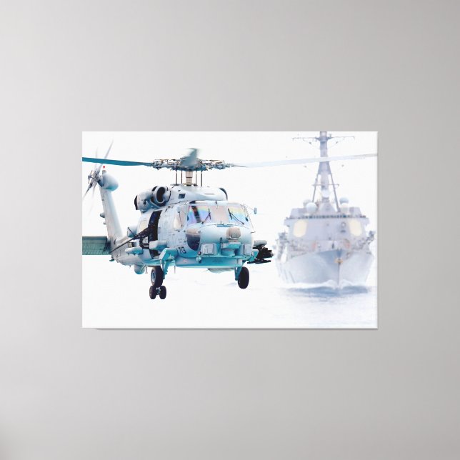 MH-60R SEAHAWK 40 x 60 Canvastryck (Framsida)