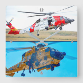 MH-60T JAYHAWK FYRKANTIG KLOCKA
