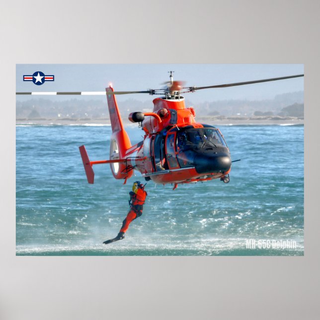 MH-65C-DOLFIN POSTER (Framsidan)
