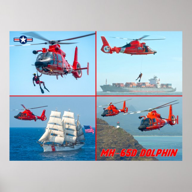 MH-65D-DOLFIN POSTER (Framsidan)