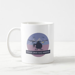 MH-6 Litet fågelhelikopter Kaffemugg