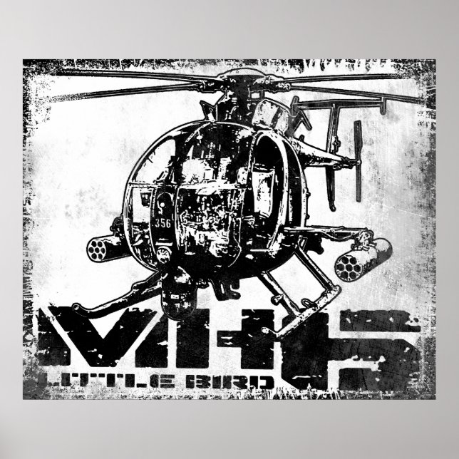 MH-6 Little Bird Poster (Framsidan)
