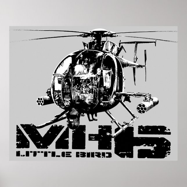 MH-6 Little Bird Poster (Framsidan)