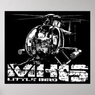MH-6 Little Bird Poster