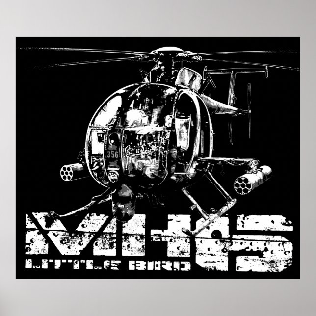 MH-6 Little Bird Poster (Framsidan)