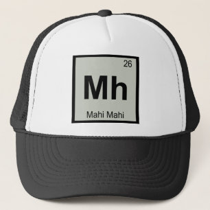 Mh - Mahi Mahi Kemisk Periodiska Systemets Symbol Keps