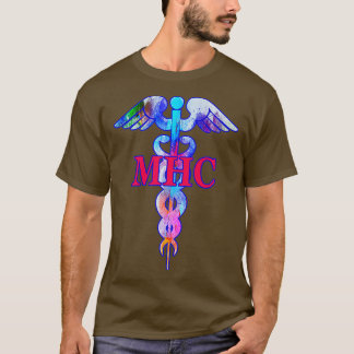 MHC Mental Health Counselor Caduceus herapist Psyc T Shirt