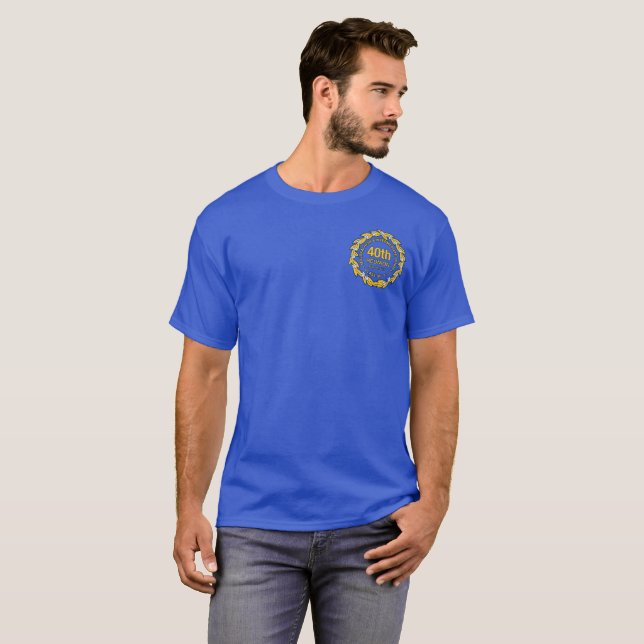 MHIS-Klassificera av 77-40th Möte-Manar T-tröja Tee Shirt (Hel framsida)