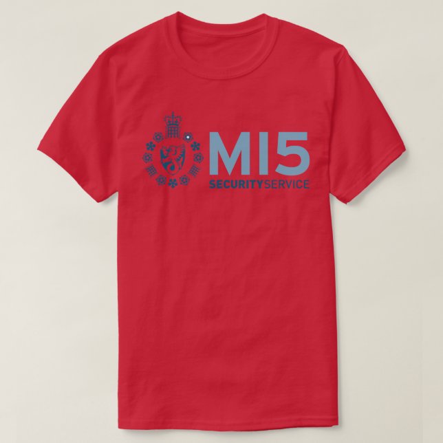 MI5-säkerhetstjänst T Shirt (Design framsida)