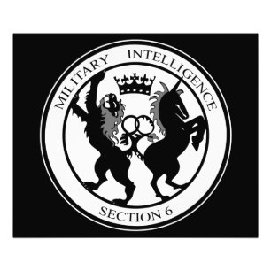 MI6-Logotyp Fototryck