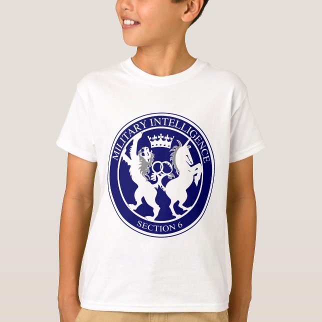 MI6-Logotyp-knapp T Shirt (Framsida)