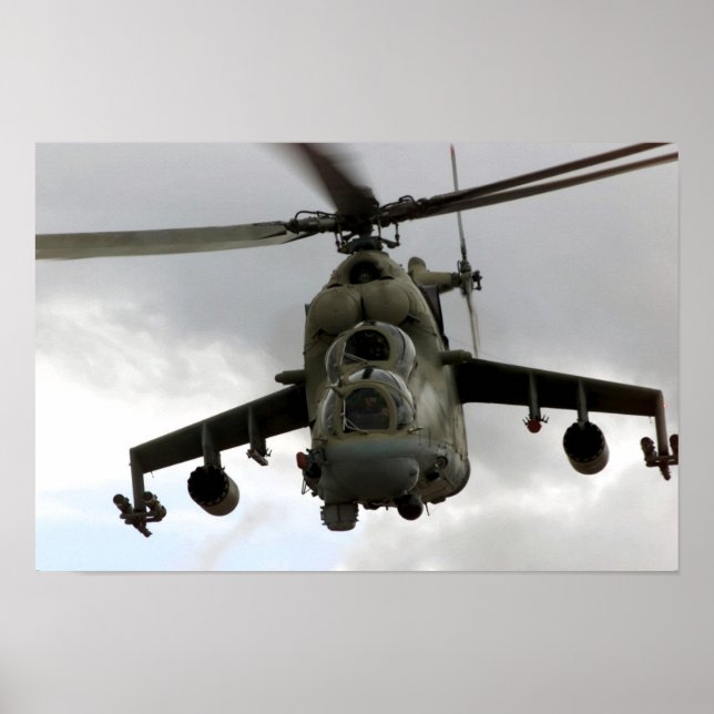 MI-24 Hind Poster (Framsidan)