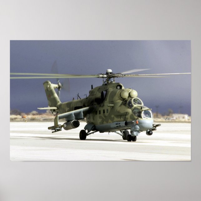 MI-24 Hind Poster (Framsidan)