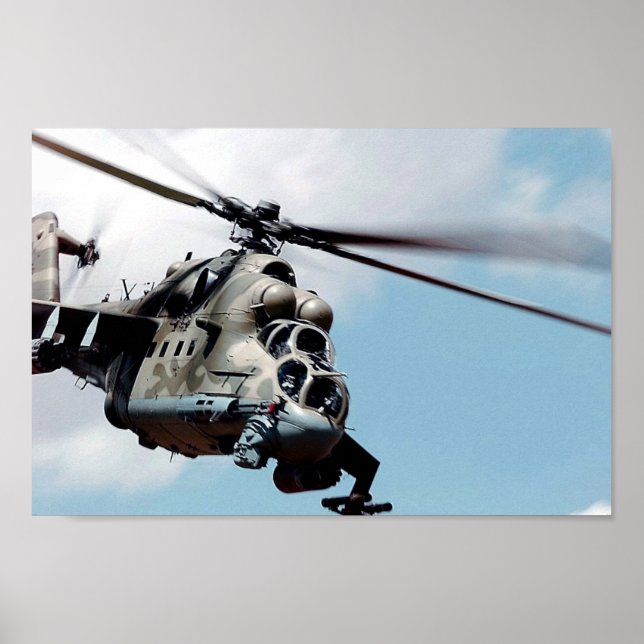 MI-24 Hind Poster (Framsidan)