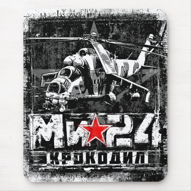 Mi-24 Sovjetisk stor helikopter Musmatta (Framsidan)