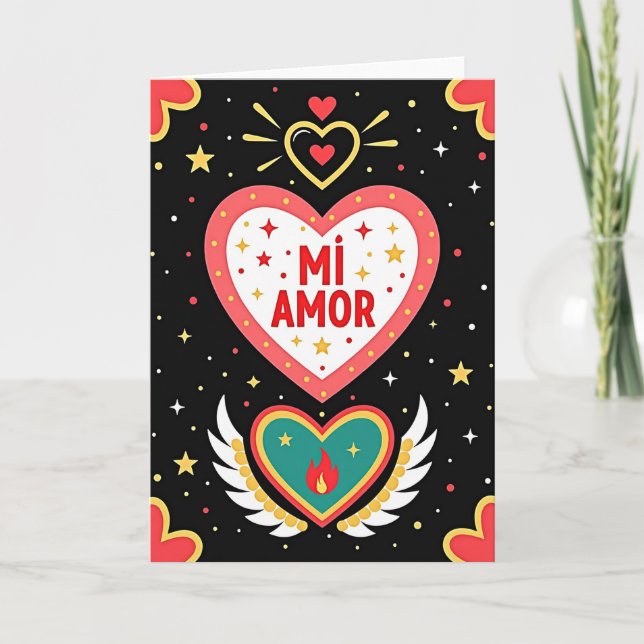 Mi Amor Romantiskt Kort (Framsida)